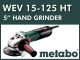 Metabo 5″ Concrete Grinder Kit | (WEV-15-125-HT) Angle Grinder