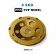 PCD Cup Wheel - 9 Seg